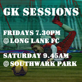 goalkeeper training south london